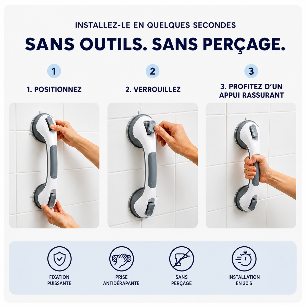 Barre d'Appui de Douche